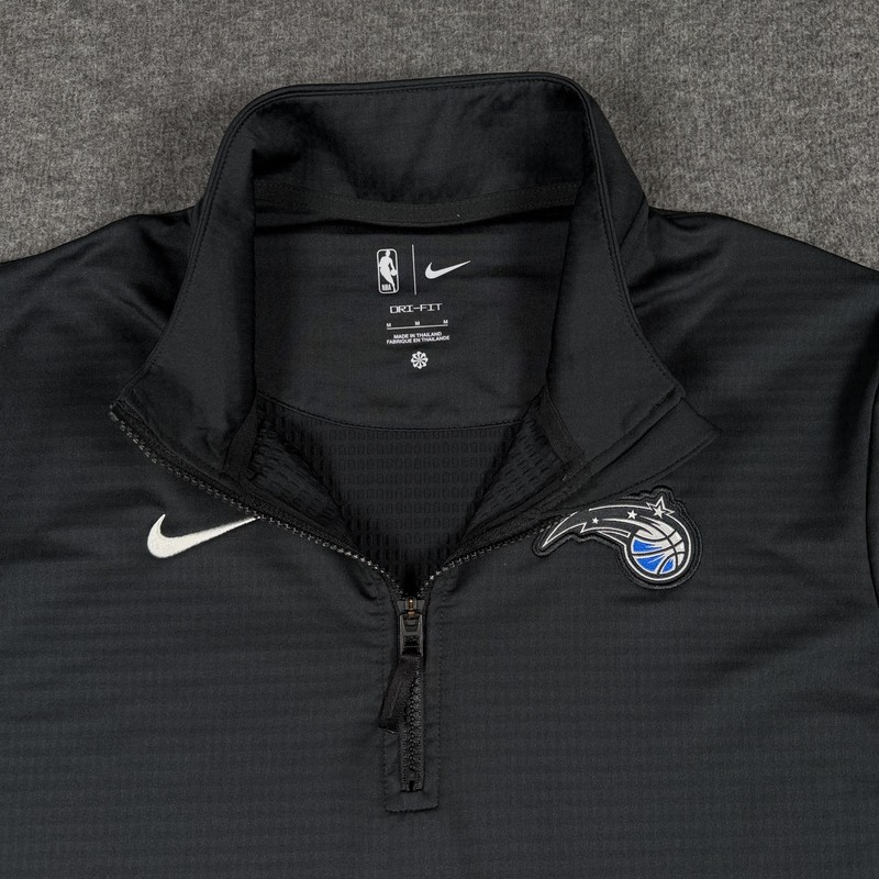 Orlando Magic Pullover Mens Medium Nike Black 1/4 Zip NBA Basketball Performance gallery