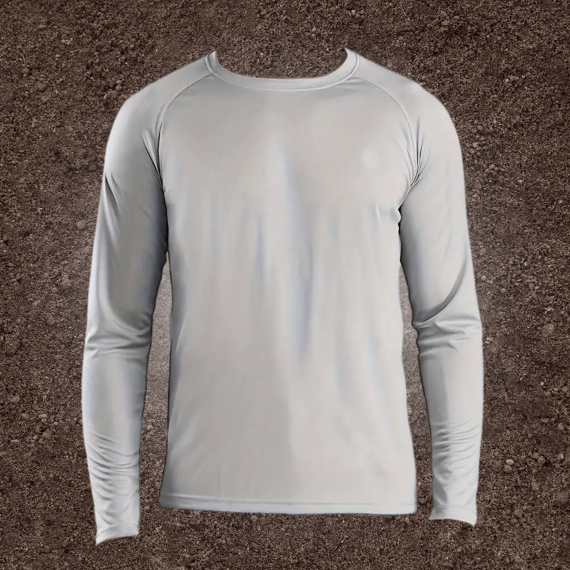 Men Quick Dry Sport Workout Long Sleeve T-Shirt Activewear Swimwear Plus Sz 3XL gallery