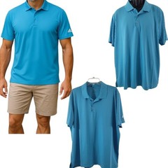 Adidas Men’s Pure Motion Blue Golf Polo Shirt – Size XL