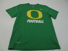 NIKE FOOTBAL Men’s Size S Athletic DRI FIT Breathable Loose Green T-shirt