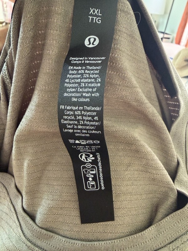 Lululemon Men's Short Sleeve License to Train, Olive color gallery