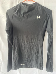 Under Armour ColdGear Men’s Compression Long Sleeve Crew Neck T-Shirt Black LG/G