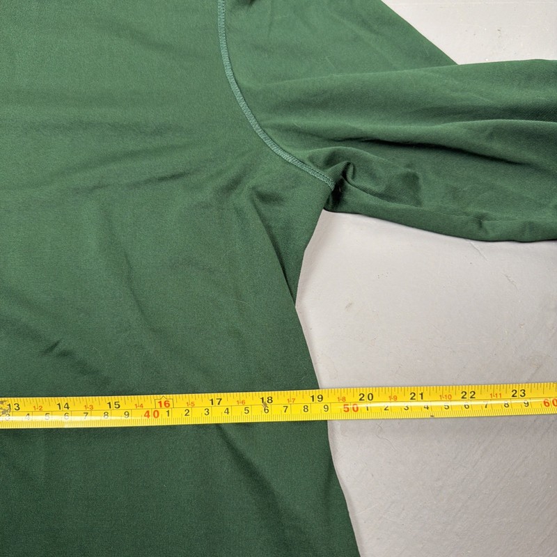 Under Armour Men's HeatGear Compression Shirt Long Sleeve Tee Green Size S NEW gallery