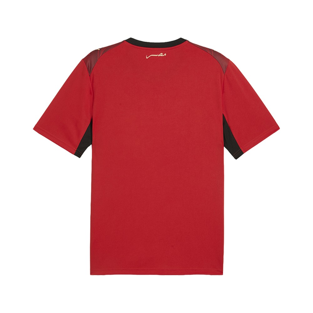 PUMA Egypt Home Crew Neck Short Sleeve Soccer Jersey Mens Red 78355201 gallery