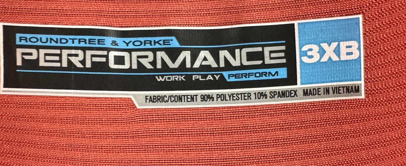 Roundtree & Yorke Men's Performance Polo/Golf Shirt - Big & Tall - 3XB gallery