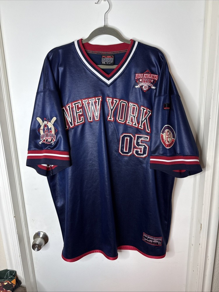 1992 FUBU New York limited edition sports collectible jersey Men's XXL Y2K