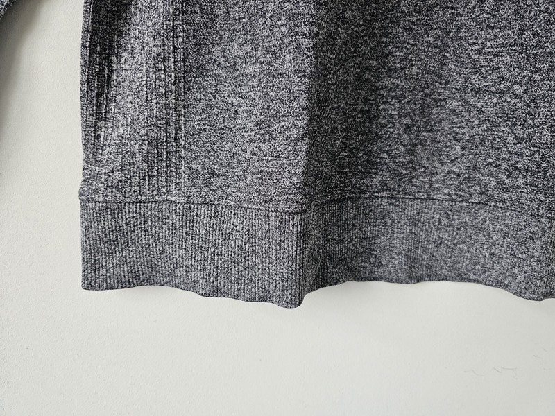 NWT LULULEMON BLK/WHT Grey Engineered Warmth Half Zip Top Men's XL gallery