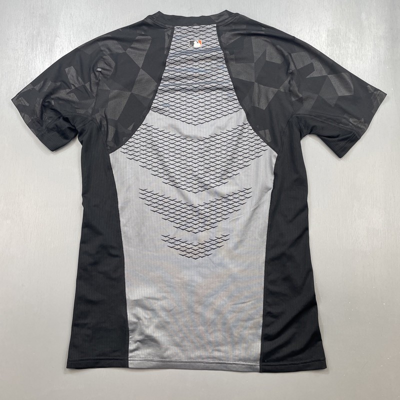 Nike Pro Hypercool Shirt Mens Large Baltimore Orioles Baseball MLB Fitted BLK gallery