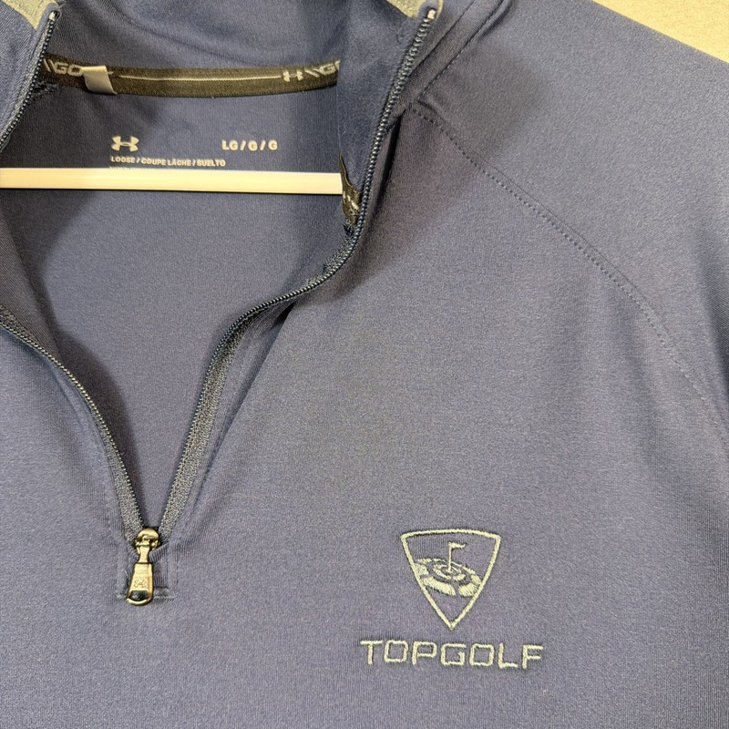 Top Golf Under Armour Storm 1/4 Zip Pullover Sweatshirt Mens Size Large gallery