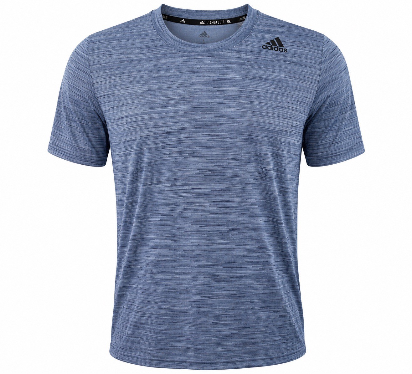 Adidas Climalite T-Shirt Mens Large Blue Heather Athletic RunningTraining CV4654 gallery