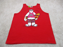 VINTAGE Party Animal San Diego California Tank Top Shirt Men XL Oneita 80s