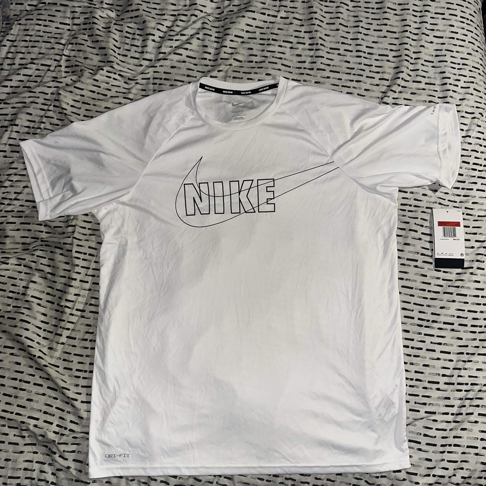 NIKE Mens Essential Hydroguard Swim T-Shirt UPF 40+ Size Large gallery