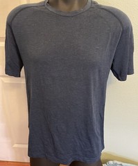Men’s LULULEMON Blue Blended Fabric Workout Shirt, Size Unknown