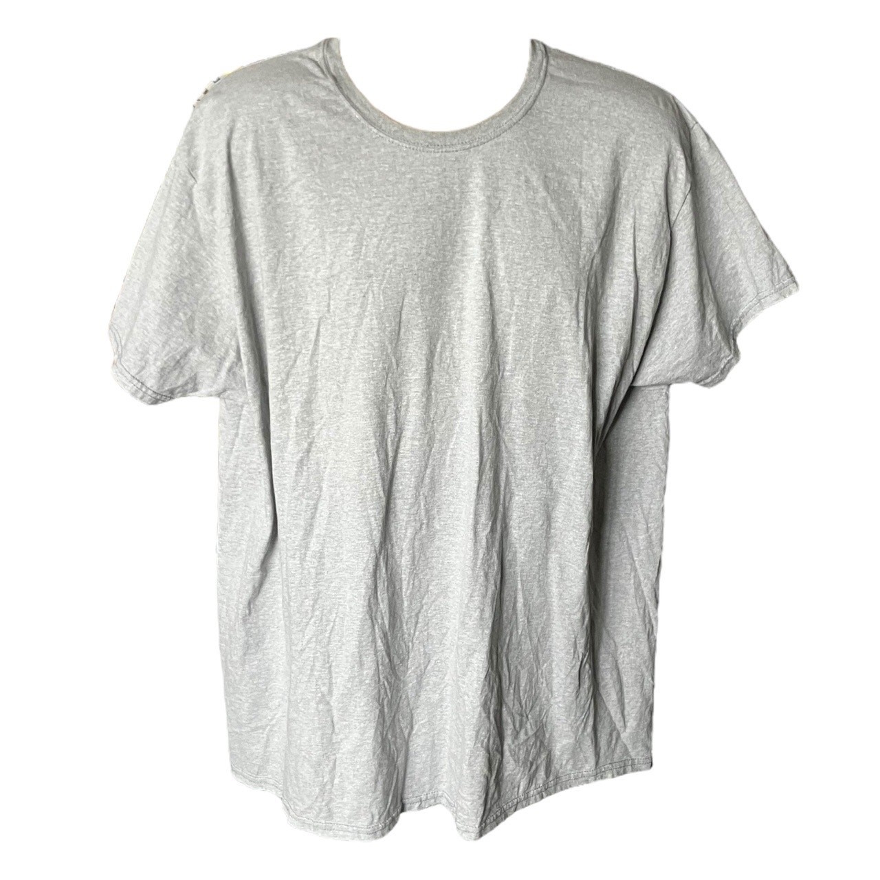 Hanes ComfortSoft Gray Tee 2XL | Classic Crew Neck Basic Cotton Blend Shirt gallery