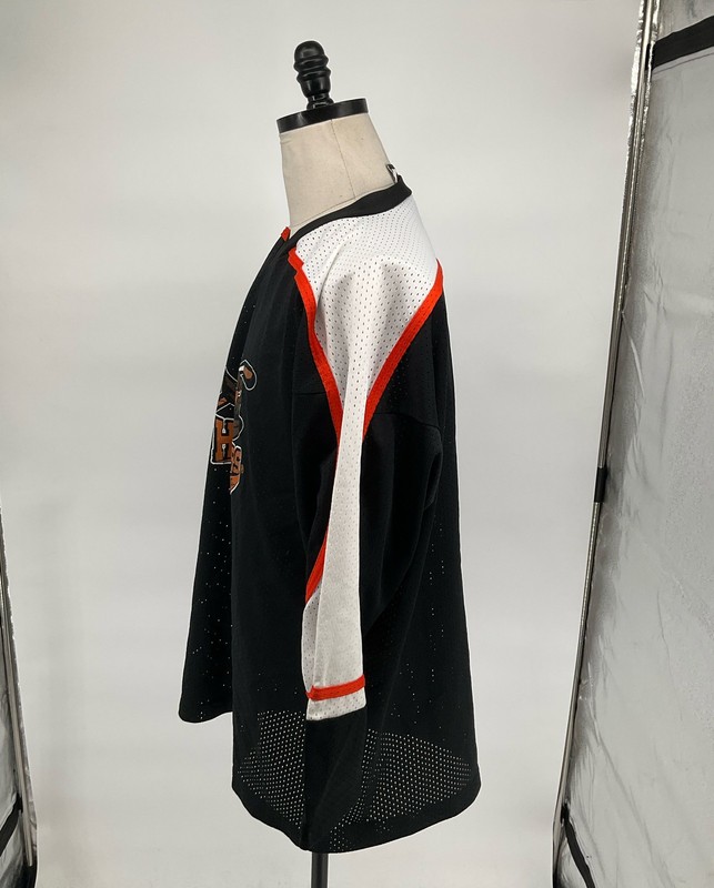 K1 Sportswear Black & Multicolor Hooters Hockey Jersey Size XL gallery