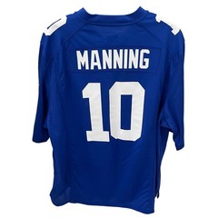 NFL Nike Eli Manning #10 New York Giants On Field Home Game Jersey ~ Men’s XL