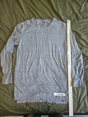 American Eagle Outfitters Men’s Medium Gray Active Flex Long Sleeve Long T Shirt