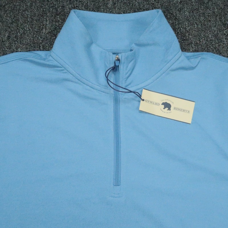 Onward Reserve Pullover Mens Small Blue Flow Performance Quarter Zip Athletic gallery