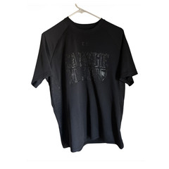 Under Armour Batman Logo Loose Fit Polyester Tee Black XL Crew Neck Short