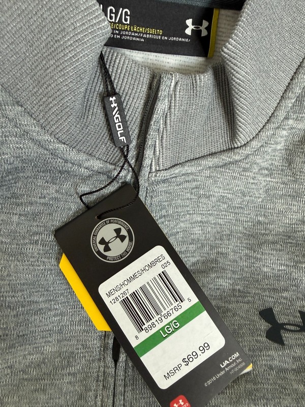 Under Armour Apparel Lot Men’s Large XL Golf ColdGear 1/4 Zip Jackets Polos Bulk gallery