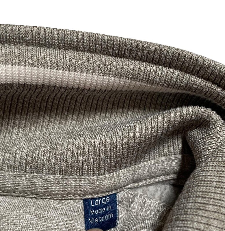 William Murray Sweater Mens Large Gray Golf Zip Pullover Performance gallery