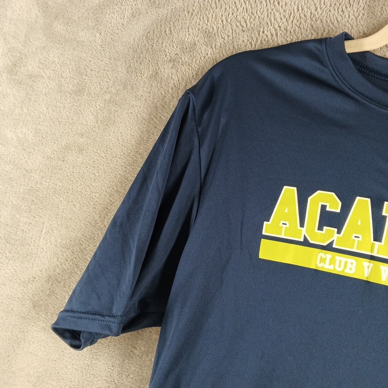 A4 Men T-shirt Size SMALL Knit Active Sports Print Logo Pullover Blue gallery