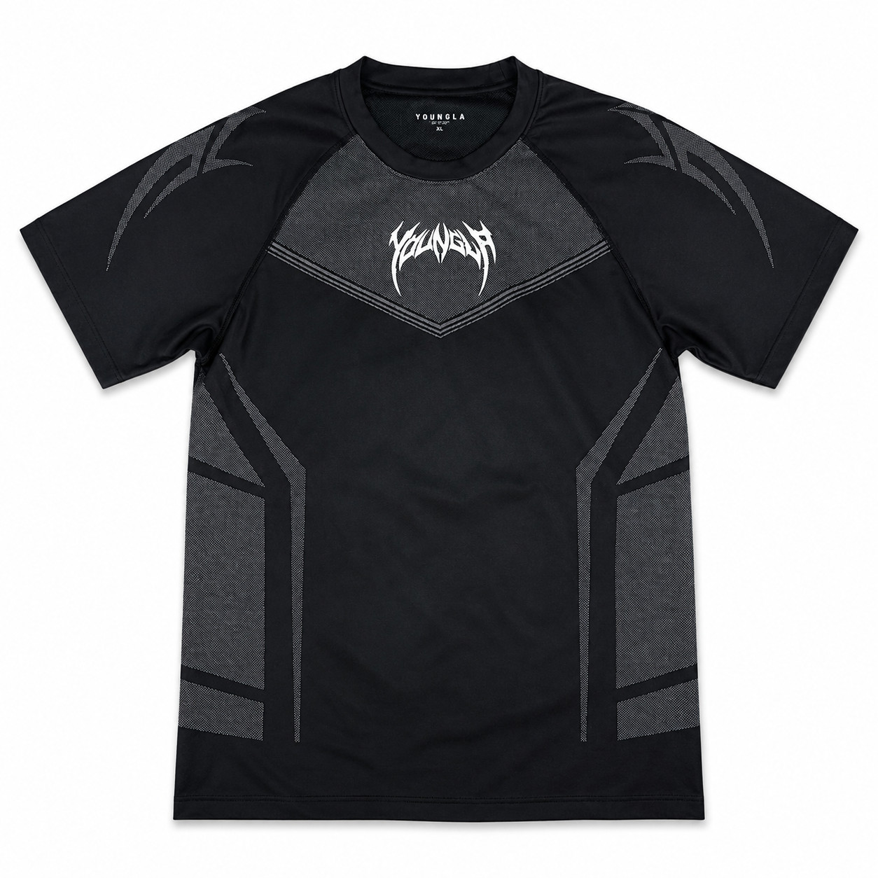 YOUNGLA - 4041 - WARRIOR COMPRESSION TEES - BLACK - SIZE XL gallery