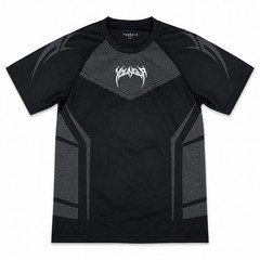 YOUNGLA – 4041 – WARRIOR COMPRESSION TEES – BLACK – SIZE XL