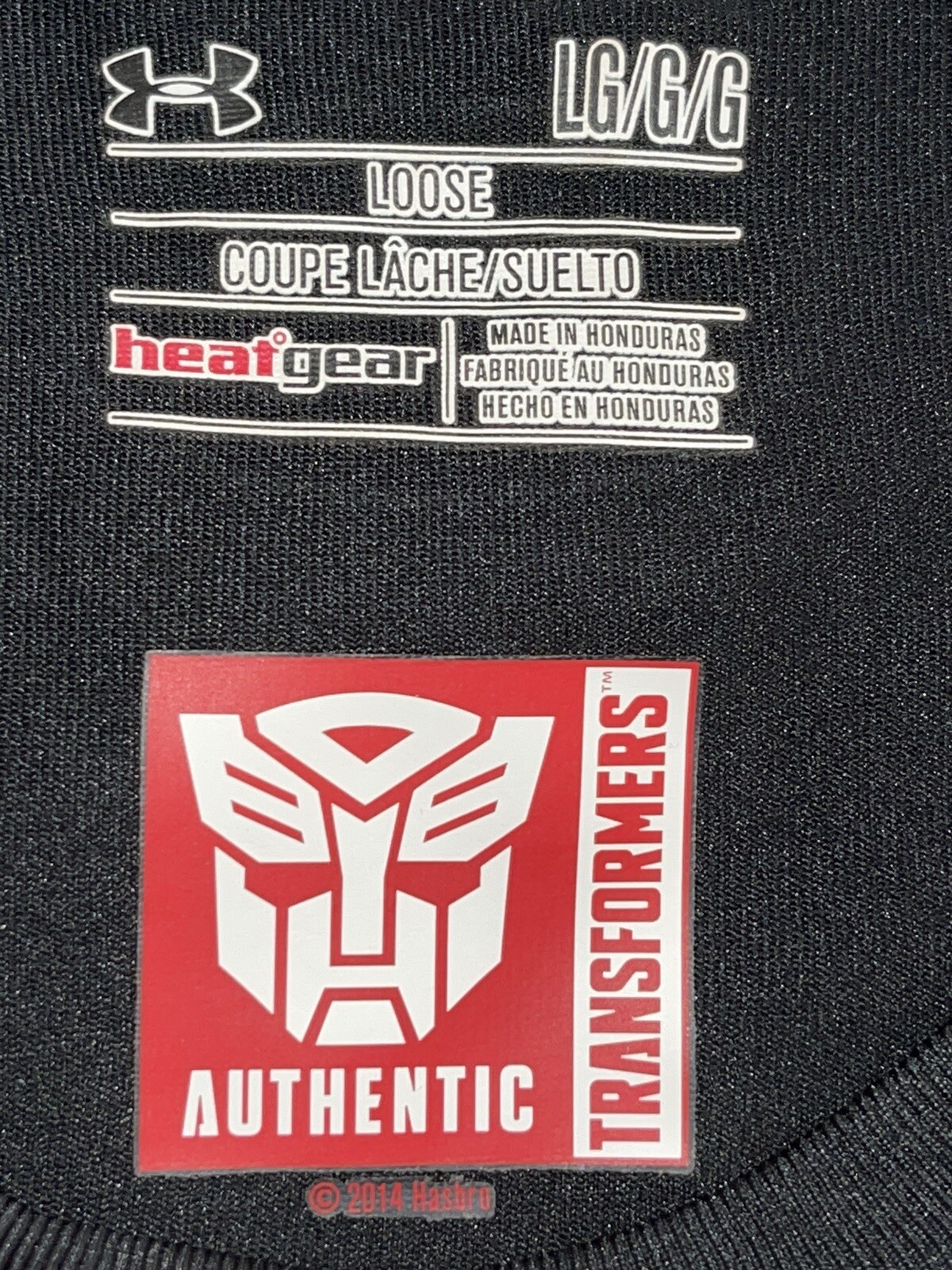 Under Armour Mens Transformers Decepticon Shirt Size Large Rare gallery
