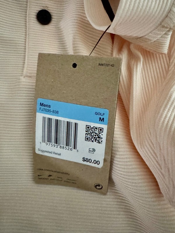 Nike Golf Polo Mens Sz M FJ7035-838 NWT gallery