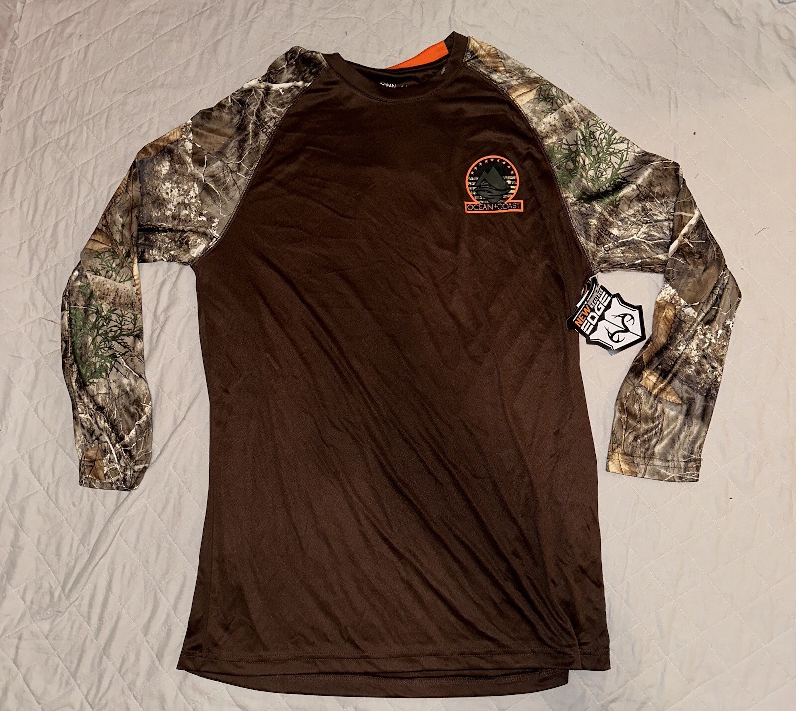 NEW Men's Ocean + Coast Realtree Long Sleeve Shirt Size LT Large Tall Sun Swim gallery