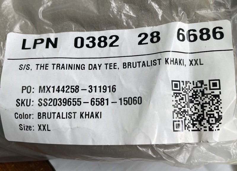 Fabletics Men's The Training Day Short Sleeve Tee Brutalist Khaki Size XXL gallery