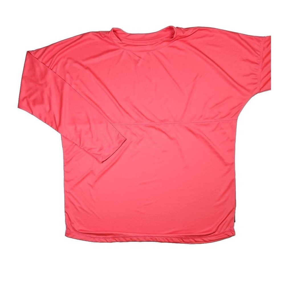 Spirit Jersey Adult Pink Long Sleeve Rashguard Shirt Lot of 2 Size Large - NWOT