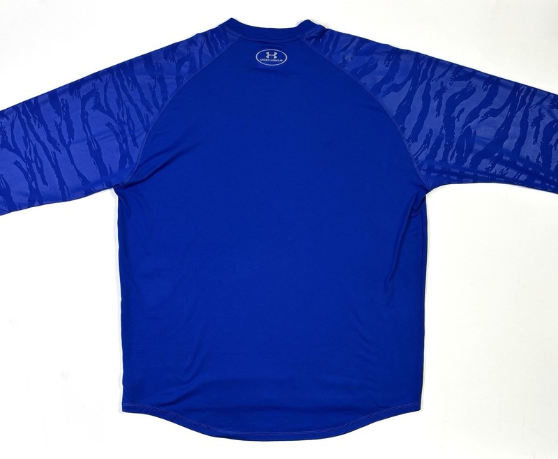 Under Armour Baseball Shirt Mens Large Blue 9 Strong Training Top 3/4 Sleeve gallery