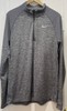 Nike Running Dri-Fit Soulcycle Gray 1/4 Zip Shirt with Thumbholes Men’s Large gallery