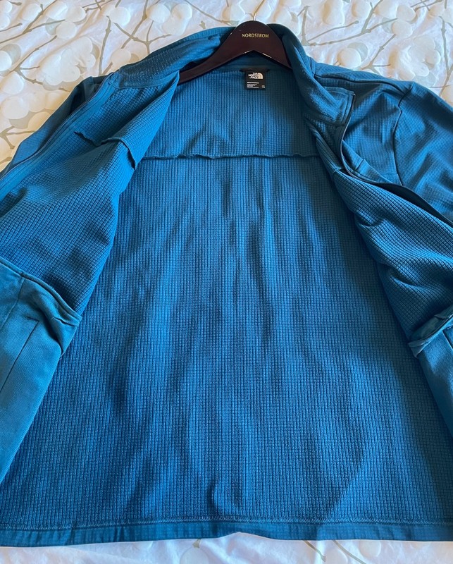 The North Face Men's Full Zip Collared Cedar Trail Grid Fleece Jacket XXL gallery