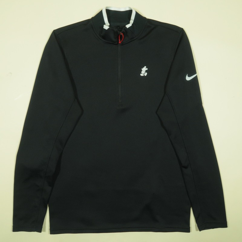 Nike Disney Golf Resort Victory 1/4 Zip Pullover Mens S Black Mickey Mouse gallery