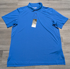 NWT 5.11 Tactical Men’s Academy Blue Short Sleeve Helios Polo Size Large