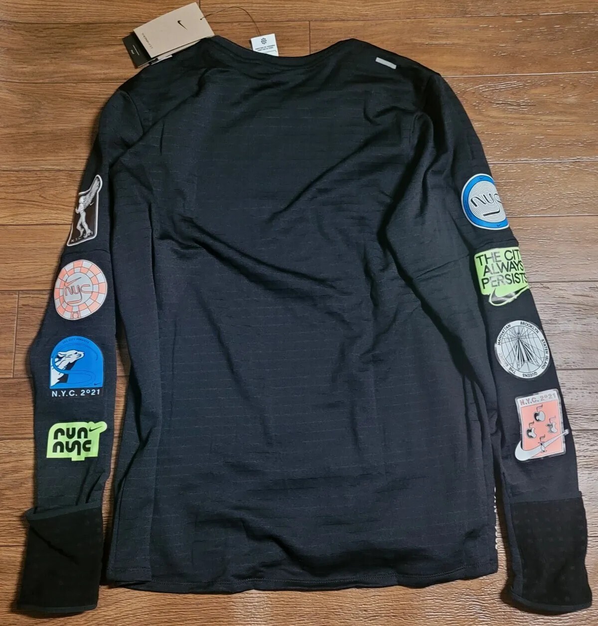 Nike Therma-Fit Repel Element NYC Men's Running Shirt Black LS DN7487-010 Large gallery