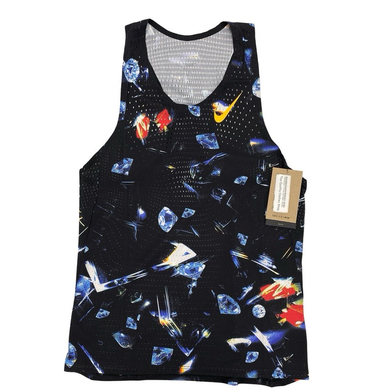Nike AeroSwift Men's Dri-FIT ADV Running Singlet Glam AOP IF2072-010 gallery