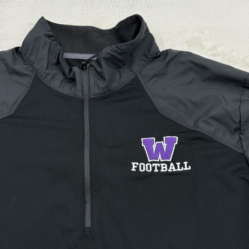 Nike Dri-Fit Men’s Hybrid 1/4 Zip Pullover Washington Huskies Football Size XL gallery