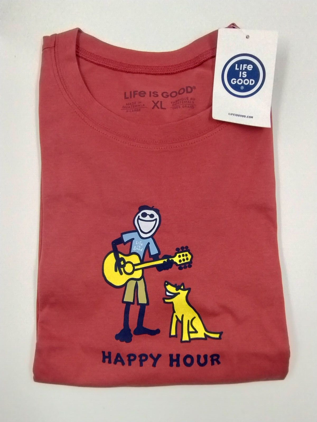 LIFE IS GOOD Men's Short Sleeve Happy Hour Tee Size L, XL NWT Free Shipping gallery