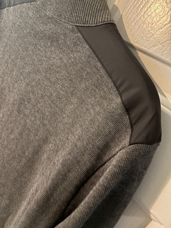 Hugo Boss Pullover Men's M Regular Fit Long Sleeve 1/4 Zip Gray Cotton gallery