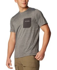 Columbia Men’s Hike Moisture-Wicking Crew Neck T-shirt Dark Gray Heather XXL