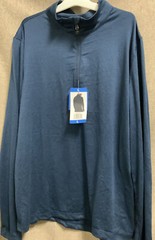 🧷 32 Degrees Heat Men’s 1/4 Quarter Zip Pullover Shirt BLUE Lightweight LARGE