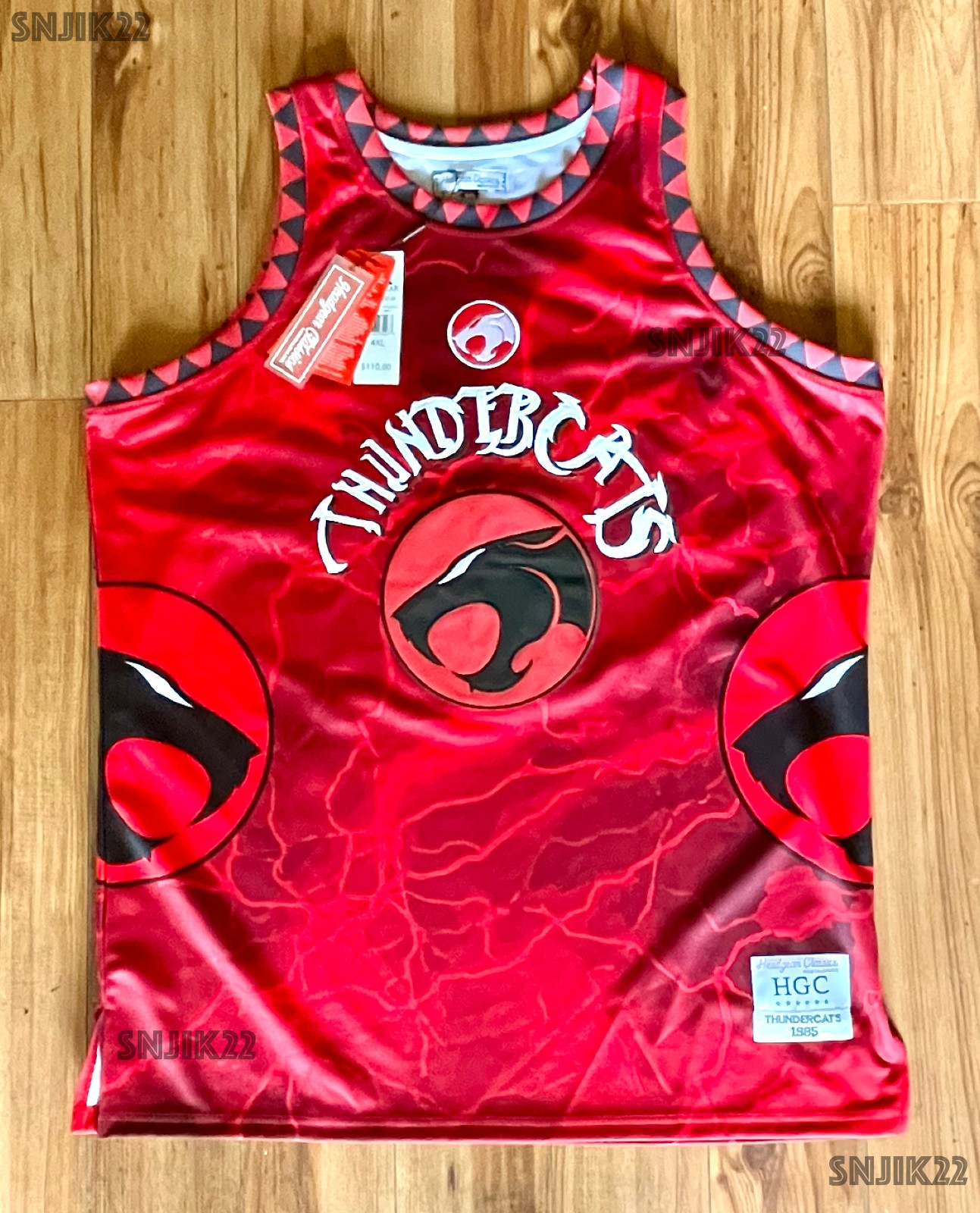 Thundercats Logo Red Basketball Jersey - Headgear Classics - 4XL - (NEW w/ Tags) gallery