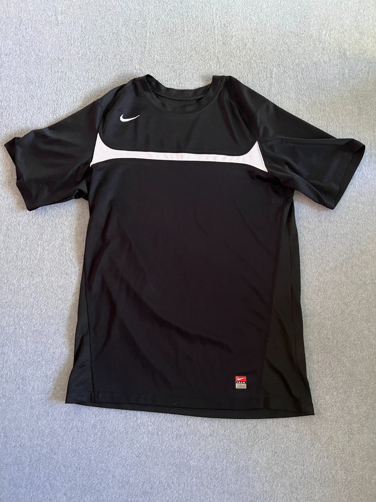 Nike Pro Combat Vapor Max Kobe Black Short Sleeve Running T Shirt SZ LG gallery