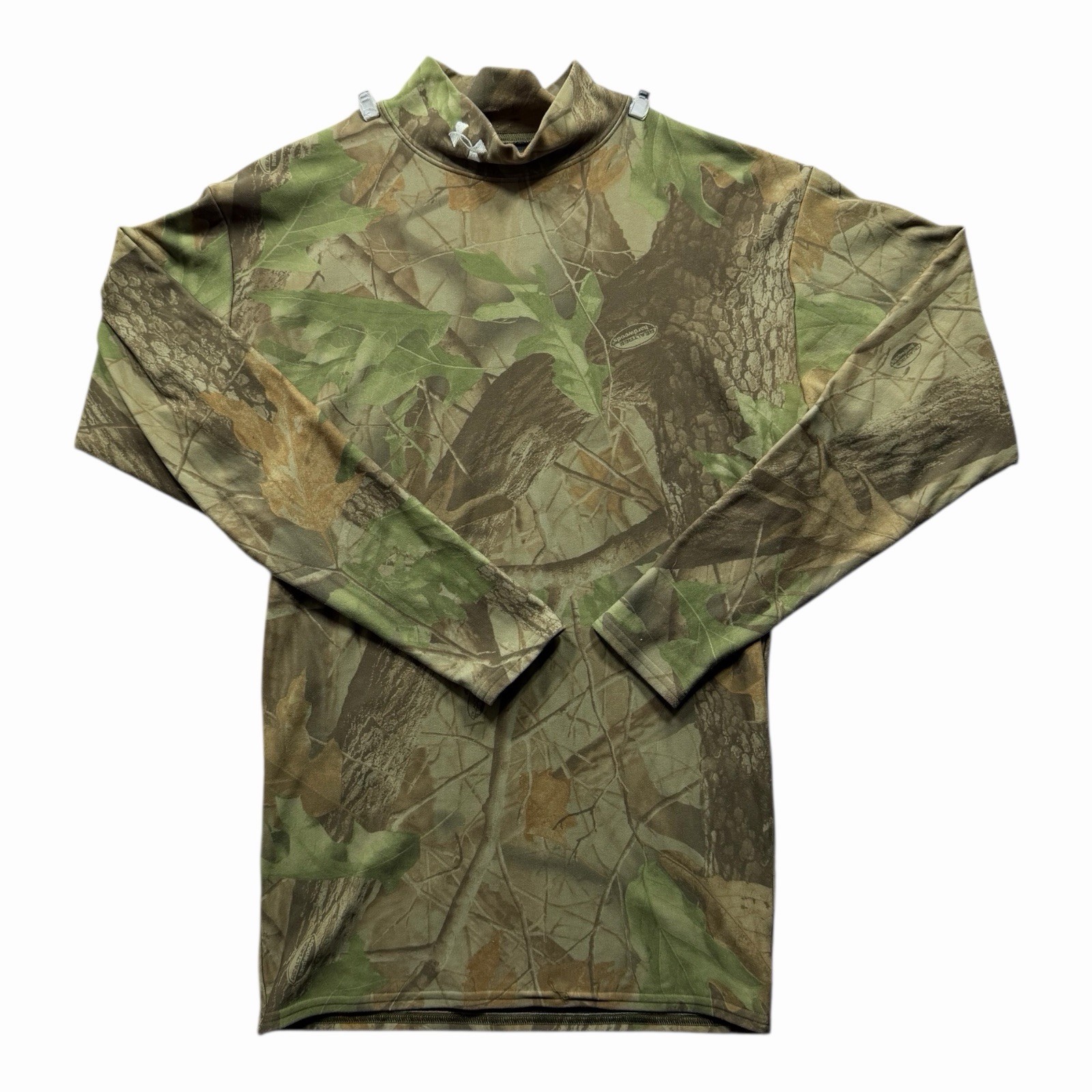 Under Armour Realtree Hardwoods Camouflage Green Pullover Shirt Men’s Size M gallery