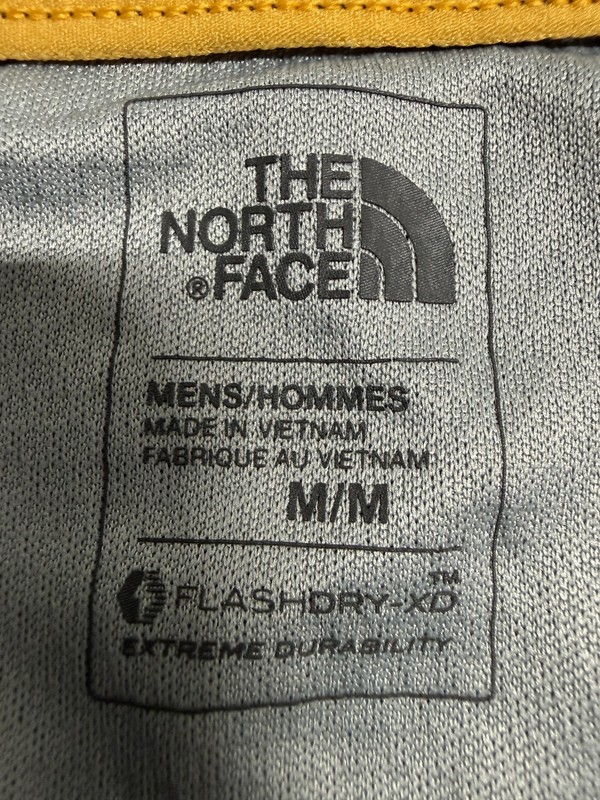 The North Face FlashDry XD Shirt Mens Medium Gray Short Sleeve Raglan Top gallery