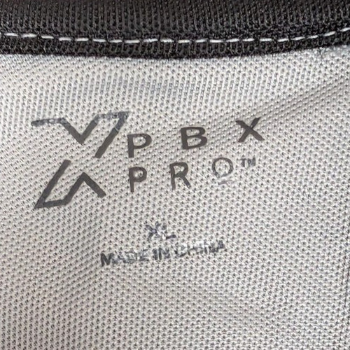 PBX Pro Mens Performance Shirt Large Gray Black Quarter Zip Golf Pullover gallery